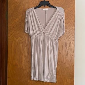 Forever 21 tan short sleeve dress